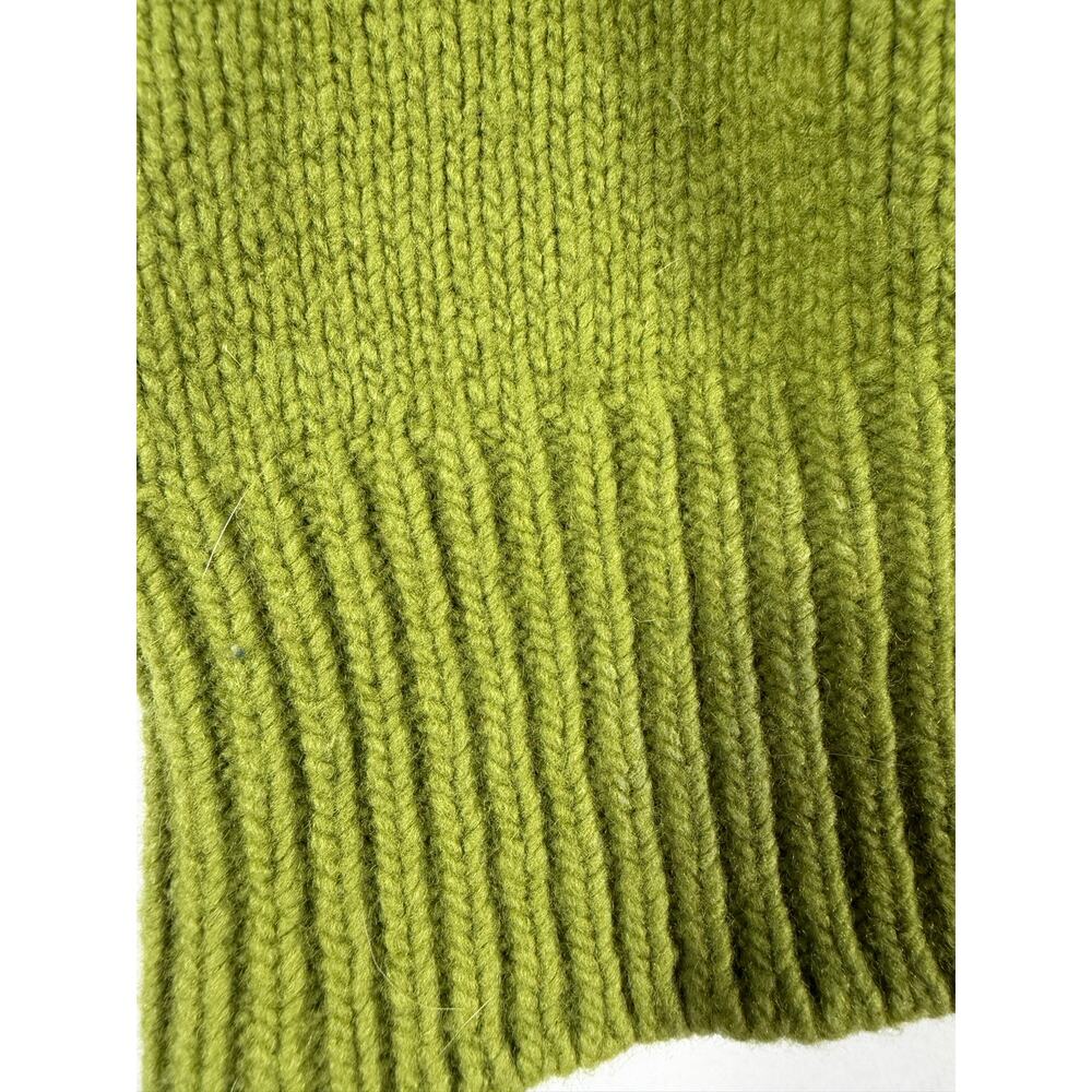 Babaa No17 Women’s Eco Wool Turtleneck Sweater Olivera Green One Size - Picture 5 of 14